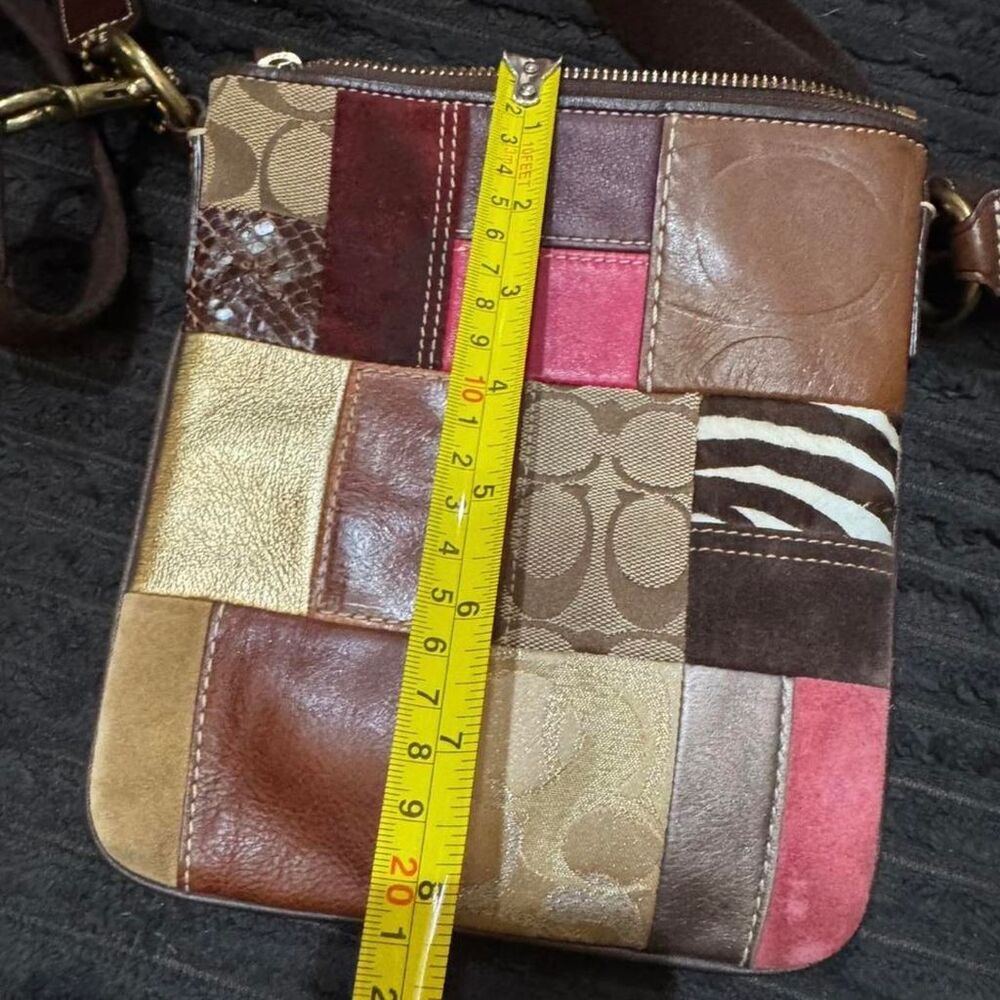 COACH VINTAGE Signature Patchwork Crossbody/Shoulder Bag Limited Edition AUTHNTC - Picture 4 of 13